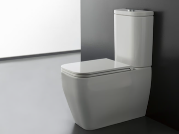 TEOREMA 2.0 - Close coupled Floor mounted ceramic toilet by Scarabeo Ceramiche - view 2